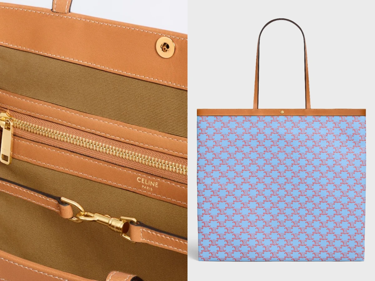 CELINE FLAT SHOPPER標誌印花大號手袋，NT.64,000