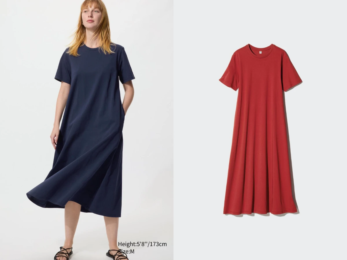 UNIQLO AIRism棉質洋裝(短袖)，NT.790