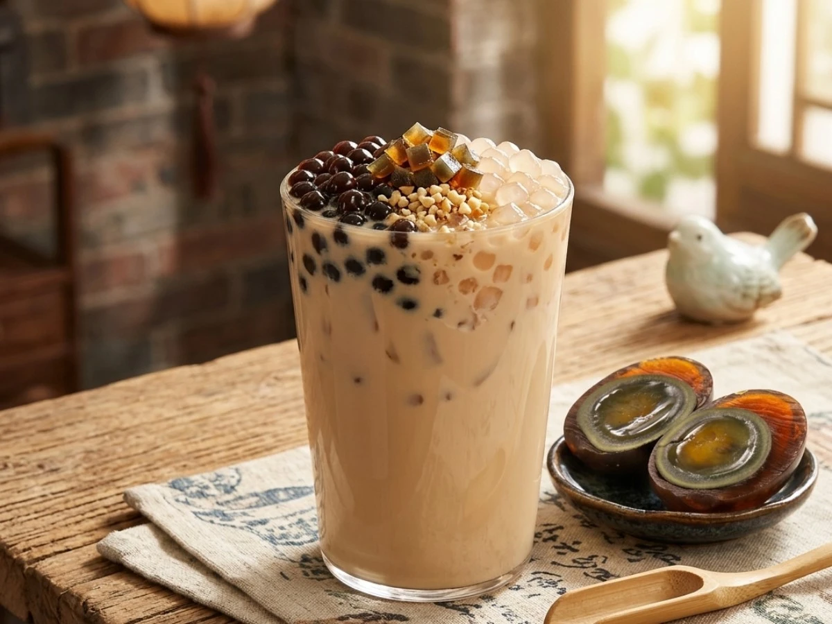 7-11豬血糕奶茶、翻轉肉鬆飯糰愚人節登場！花生香菜甜筒挑戰極限，還有臭豆腐可樂果、三色豆餅乾？