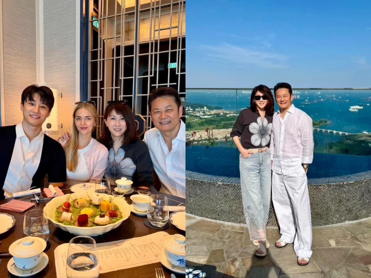 徐乃麟曬家族旅遊照，高顏值引熱議