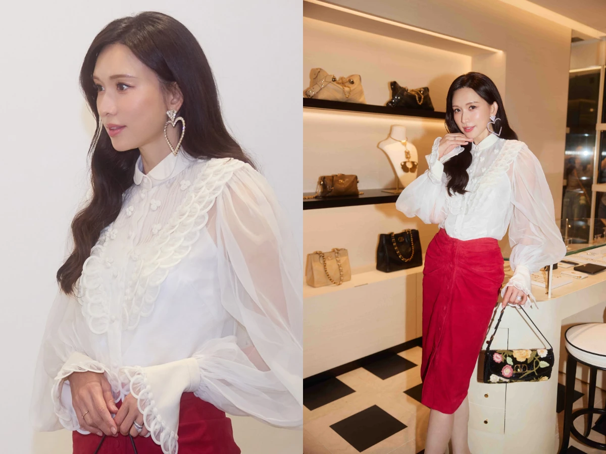 林志玲 Valentino 穿搭