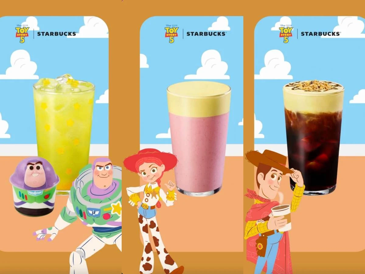 韓國星巴克聯名《玩具總動員》角色飲品