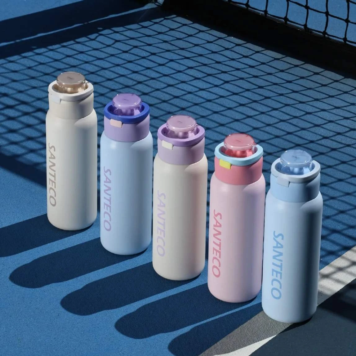 懶人喝水法！法國SANTECO「最美保溫杯」台灣開賣，法式柔霧色讓補水更時髦