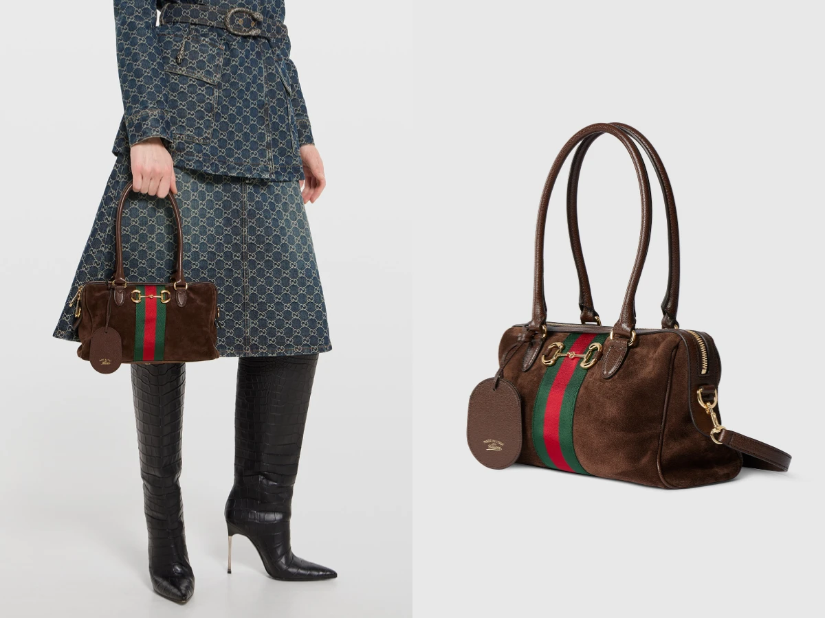 《逐玉》CP又聯手了！張凌赫、田曦薇曬「GUCCI情侶包」，長柄東西包有多種拿法|女人我最大